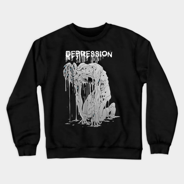 Depression Crewneck Sweatshirt by SILLVI